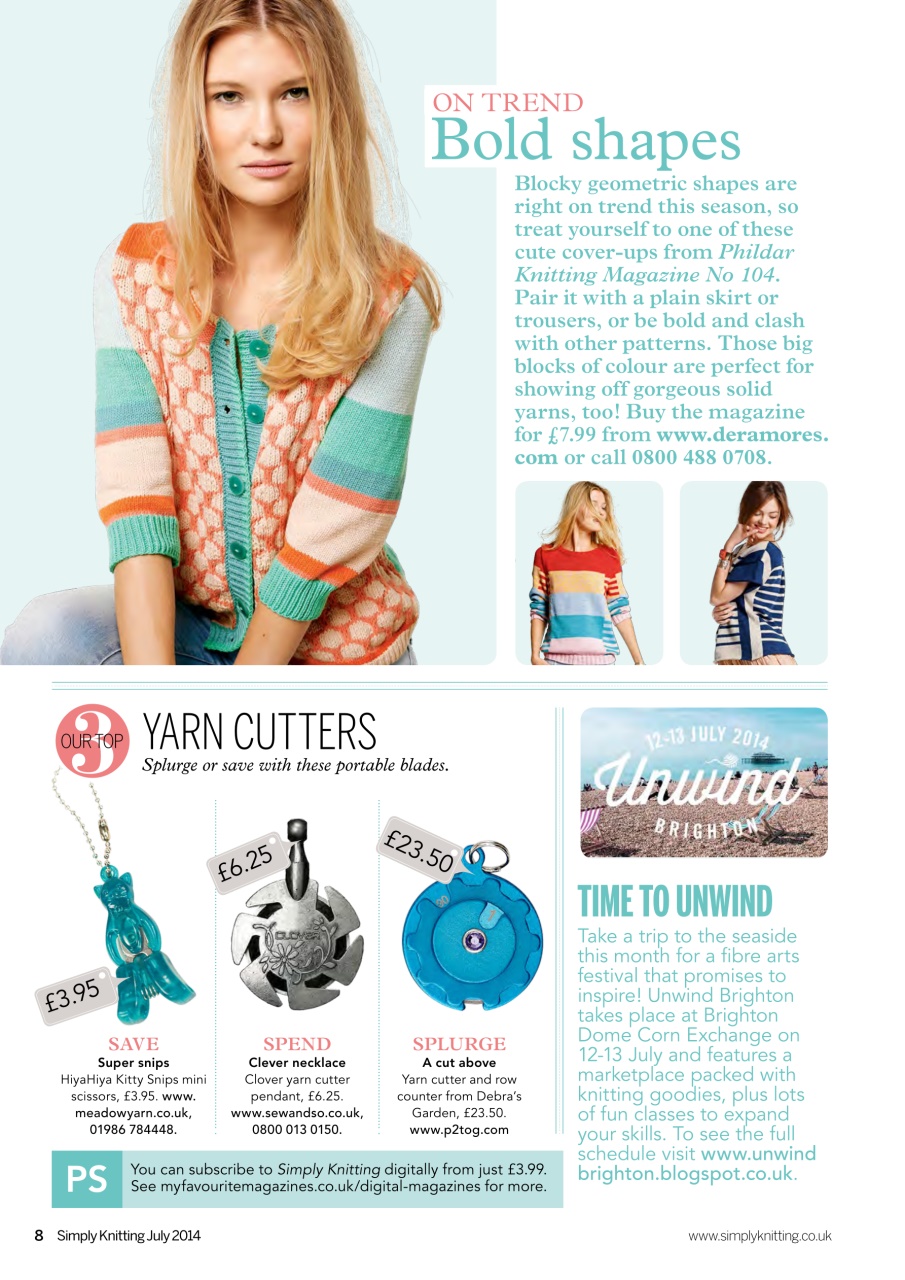 Simply Knitting Preview Pages