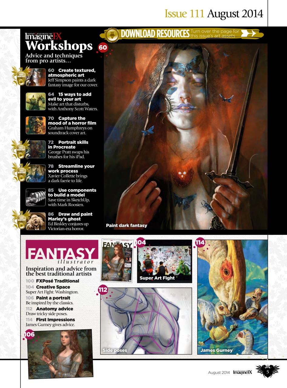 ImagineFX Preview Pages
