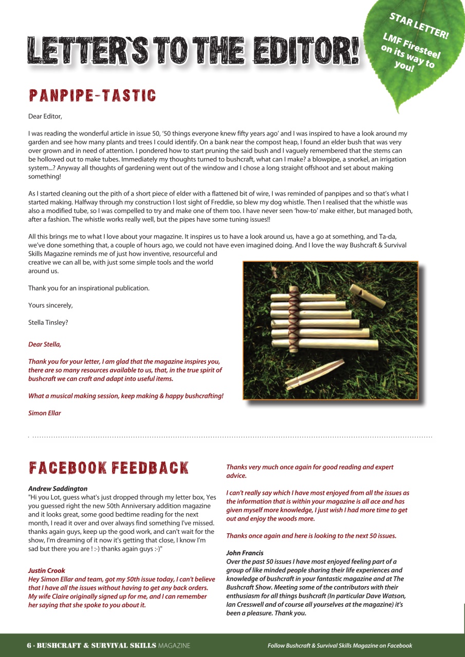 Bushcraft & Survival Skills Magazine Preview Pages