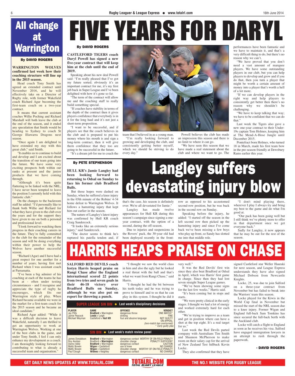 League Express Preview Pages