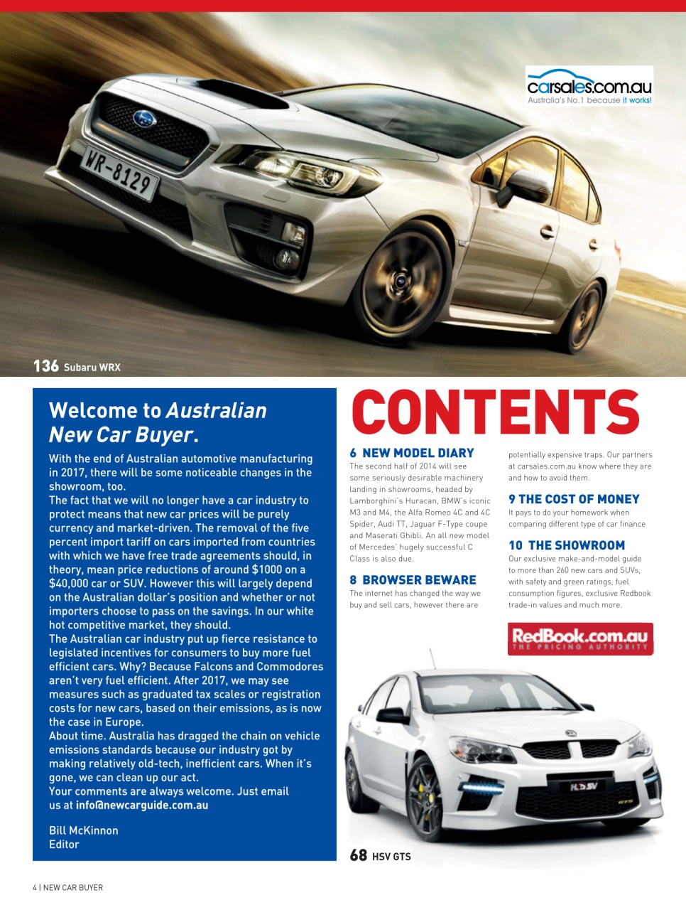 Australian New Car & SUV Buyers Guide Preview Pages