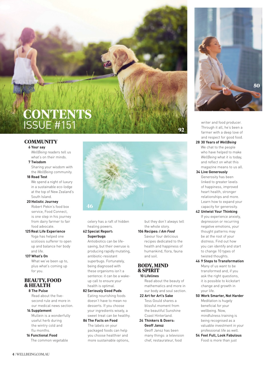 WellBeing Preview Pages