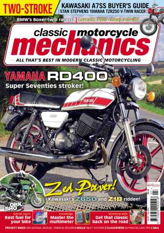 Classic Motorcycle Mechanics issue July 2014