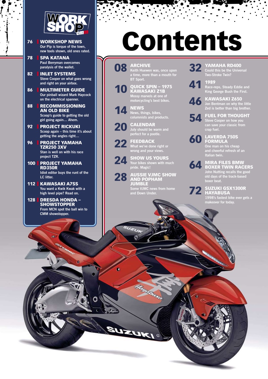 Classic Motorcycle Mechanics Preview Pages