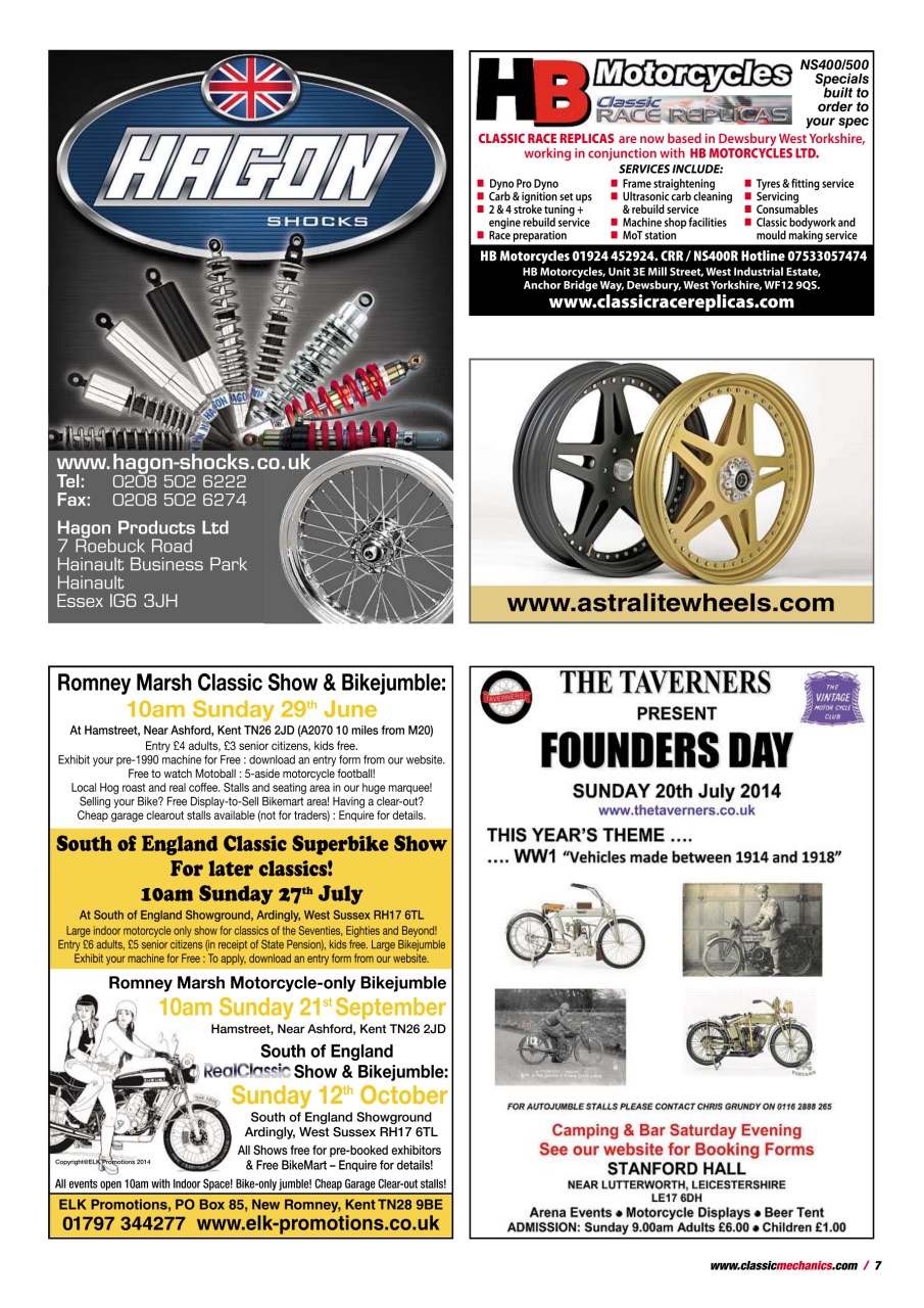 Classic Motorcycle Mechanics Preview Pages