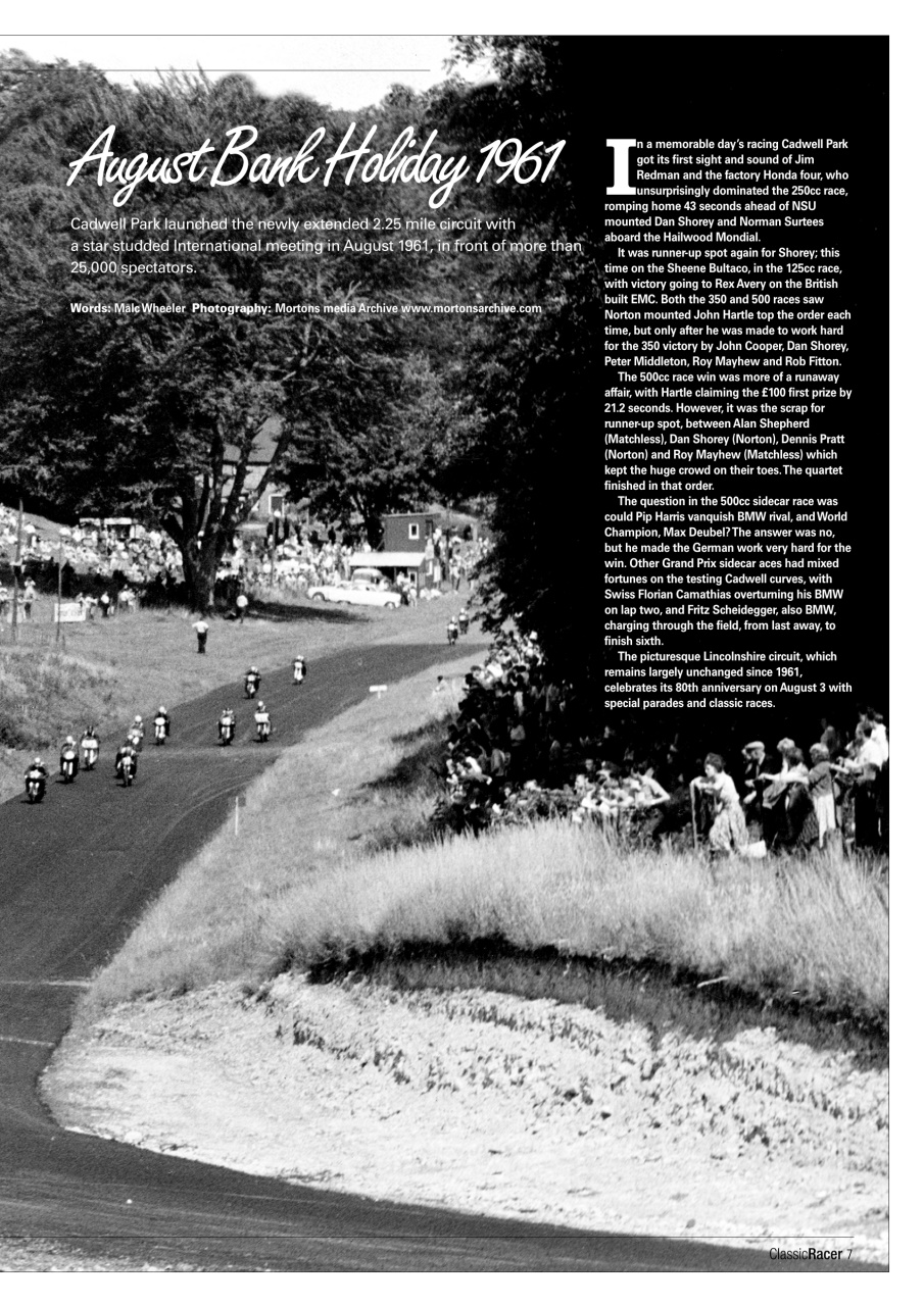 Classic Racer Preview Pages