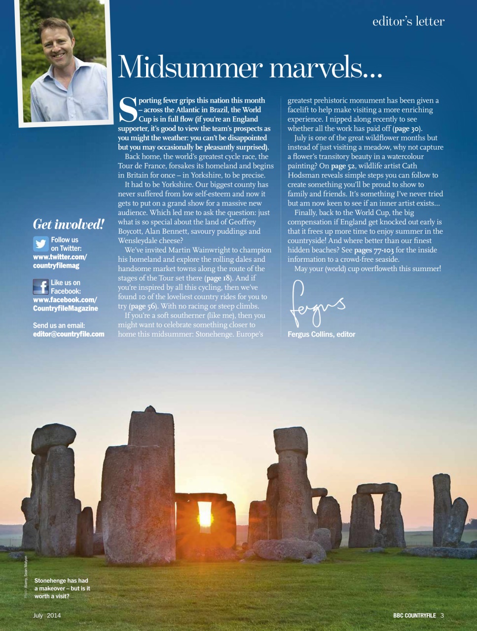 BBC Countryfile Magazine Preview Pages