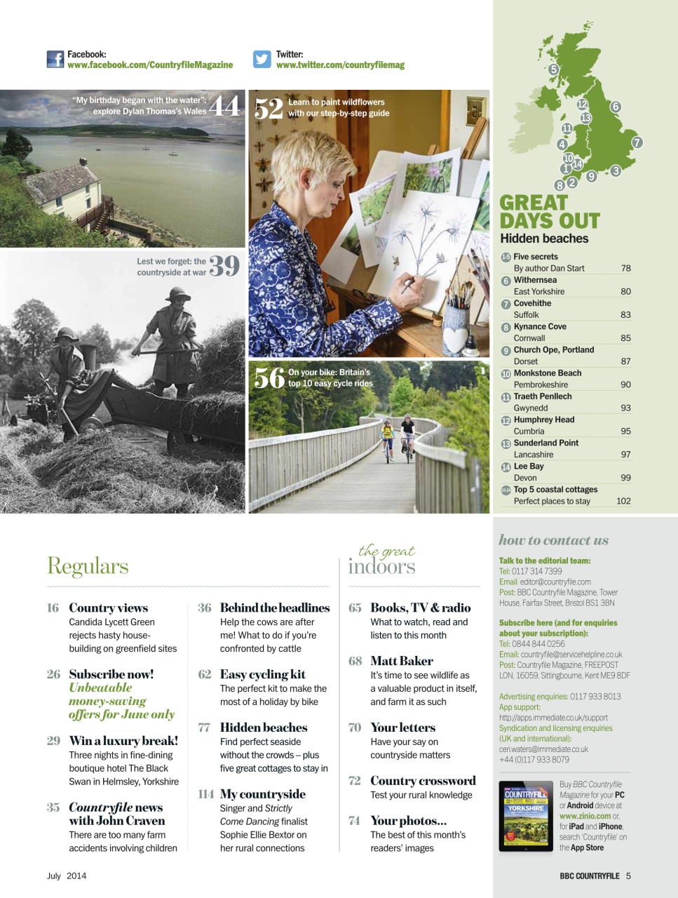 BBC Countryfile Magazine Preview Pages