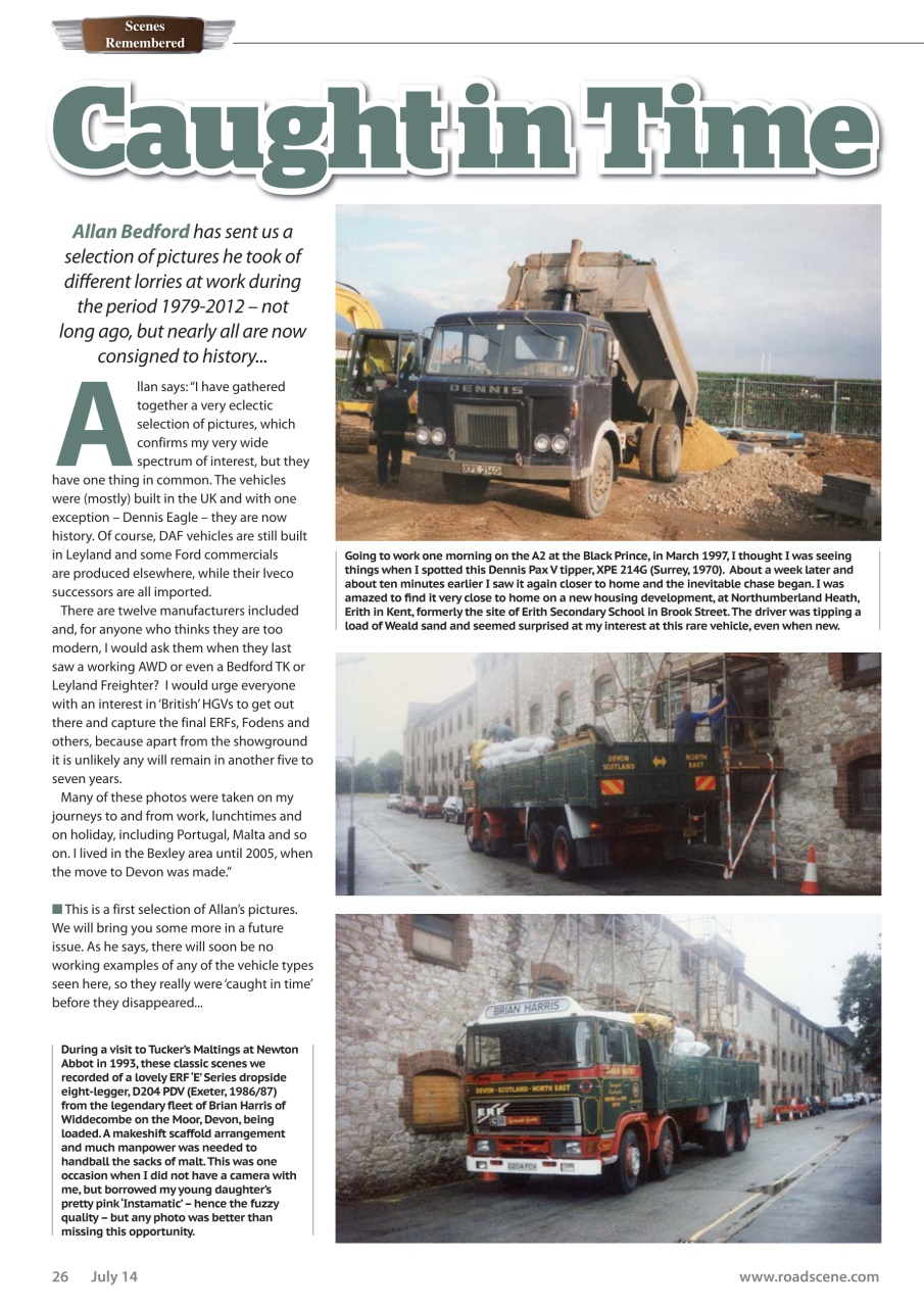Vintage Roadscene Preview Pages
