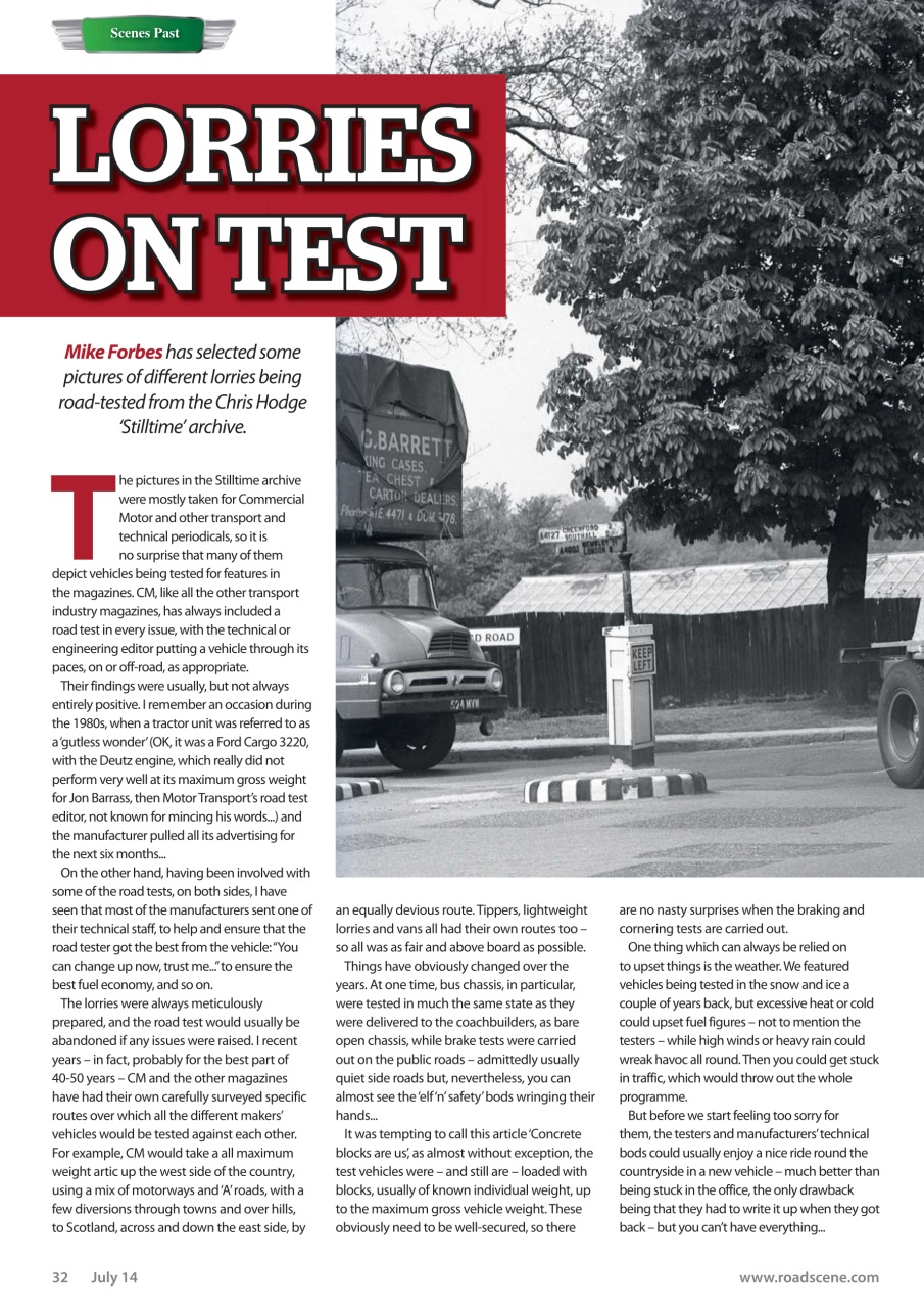 Vintage Roadscene Preview Pages