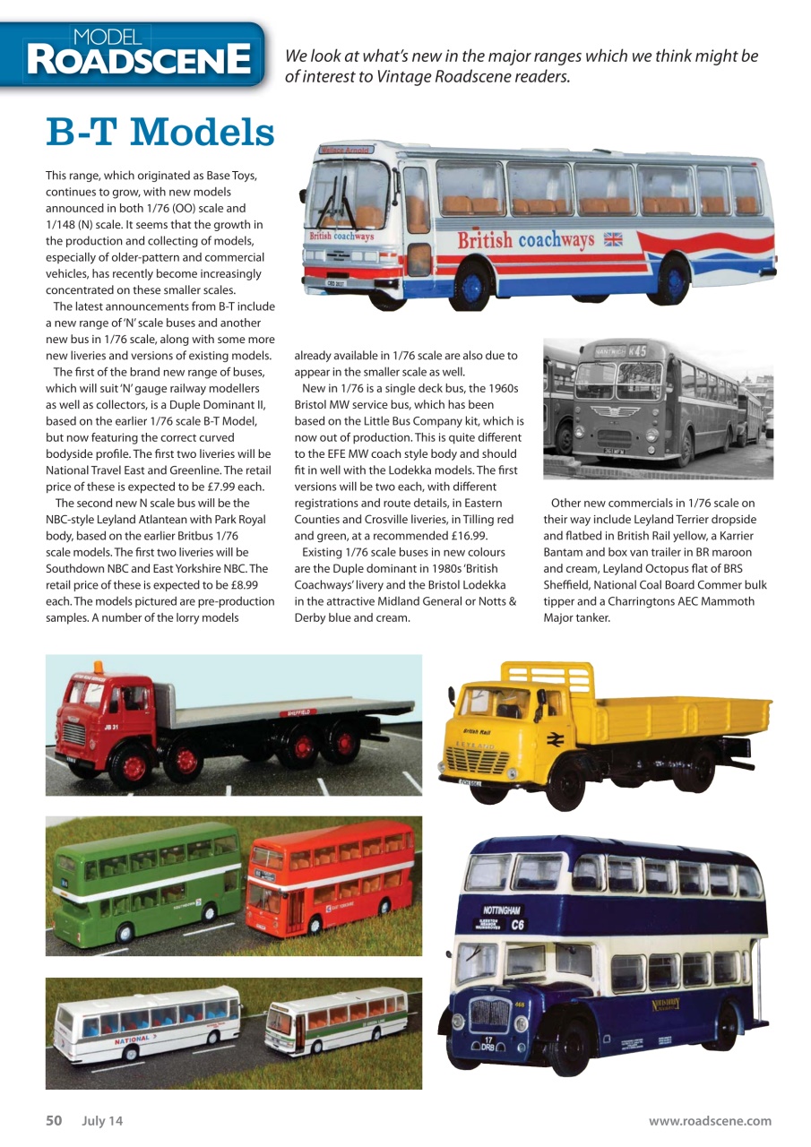 Vintage Roadscene Preview Pages