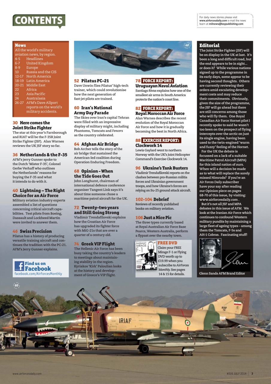 AirForces Monthly Preview Pages