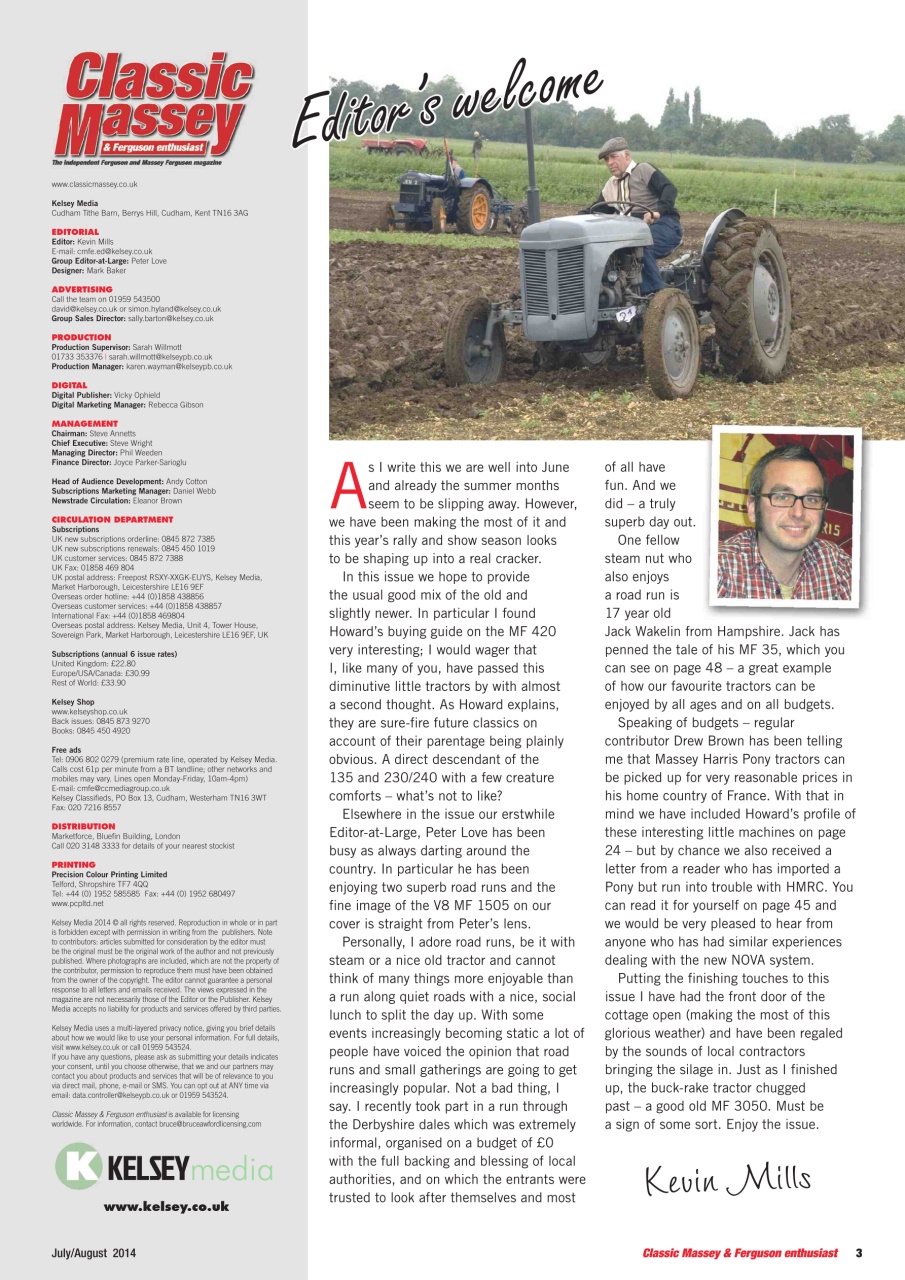 Classic Massey Preview Pages