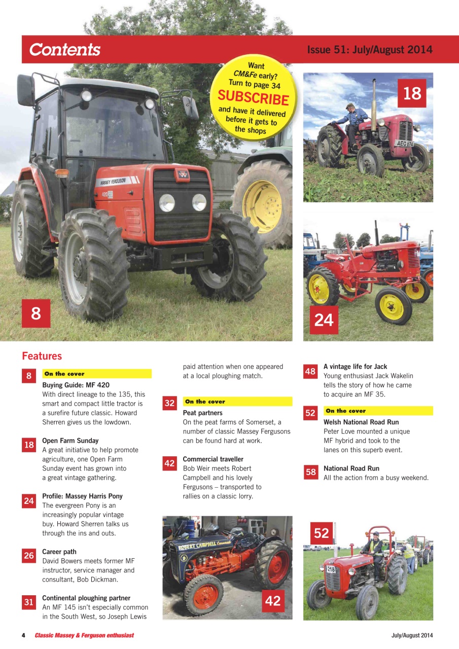 Classic Massey Preview Pages