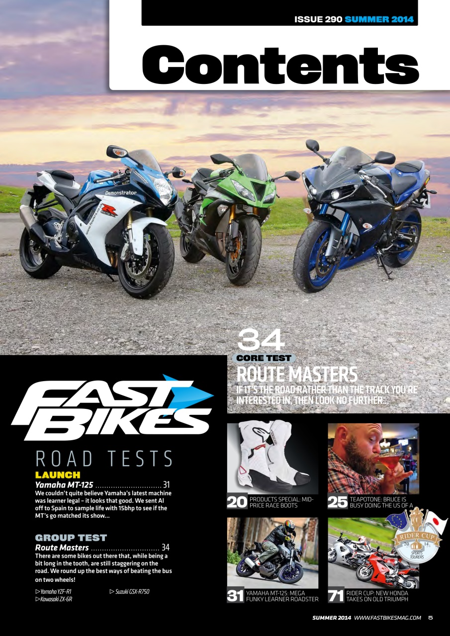 Fast Bikes Preview Pages