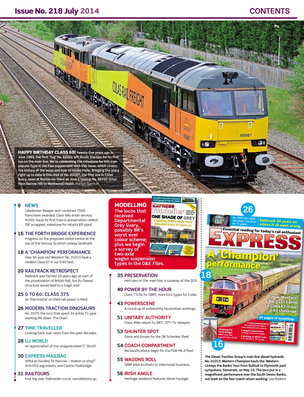 Rail Express Preview Pages