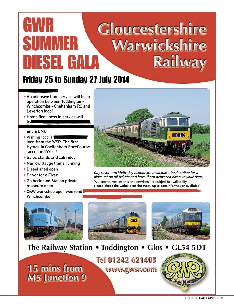 Rail Express Preview Pages