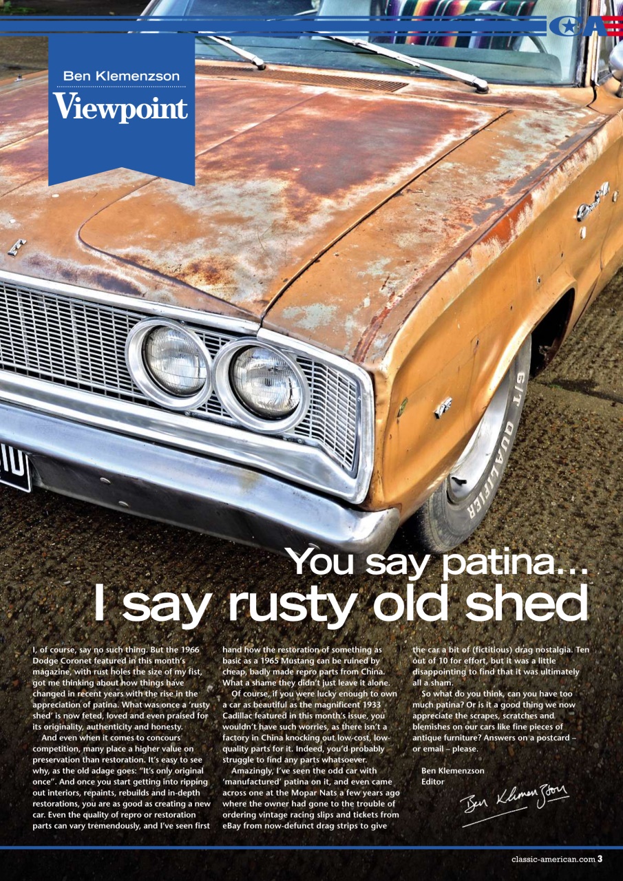 Classic American Magazine Preview Pages
