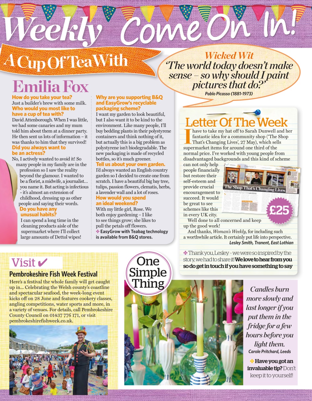 Woman's Weekly Preview Pages