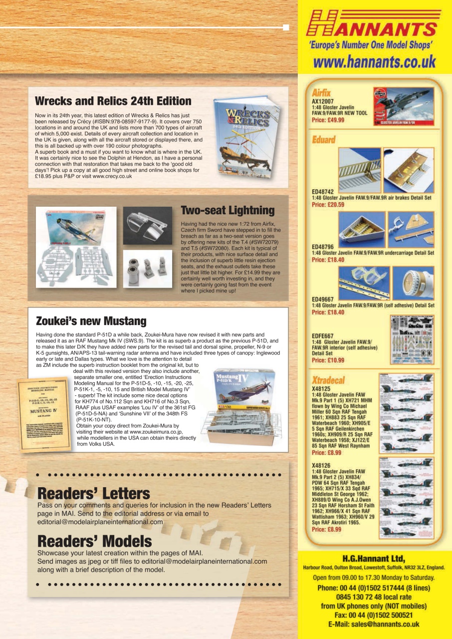 Model Airplane International Preview Pages
