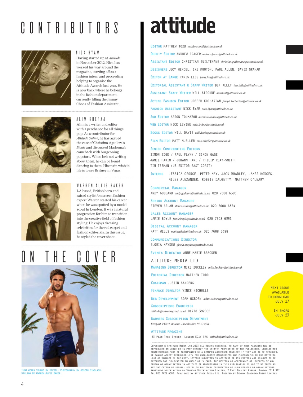 Attitude Preview Pages