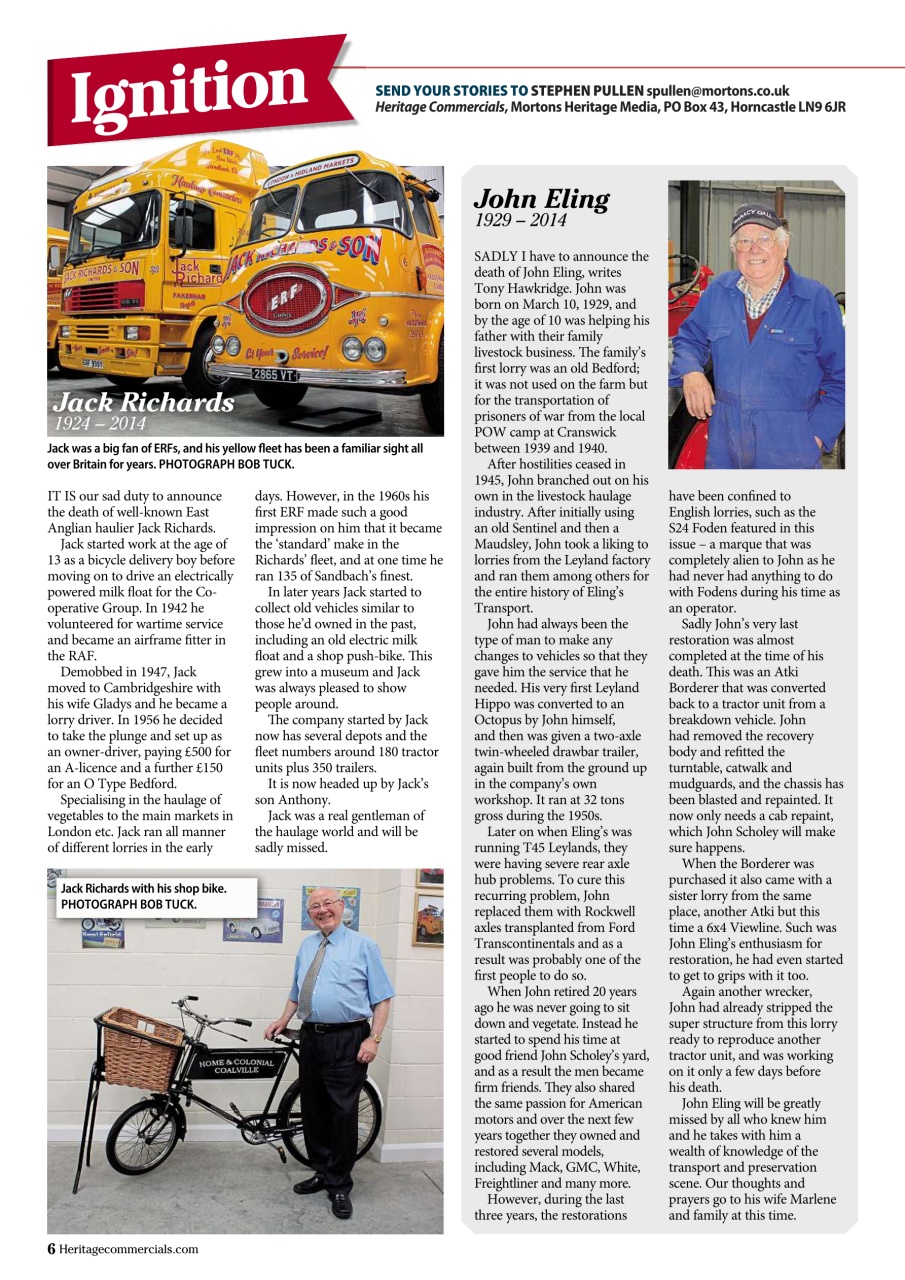 Heritage Commercials Magazine Preview Pages