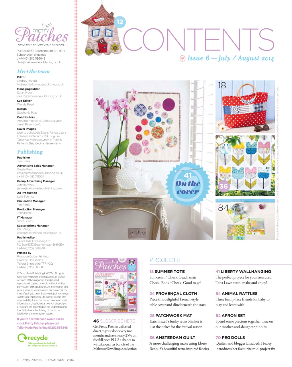 Pretty Patches Magazine Preview Pages