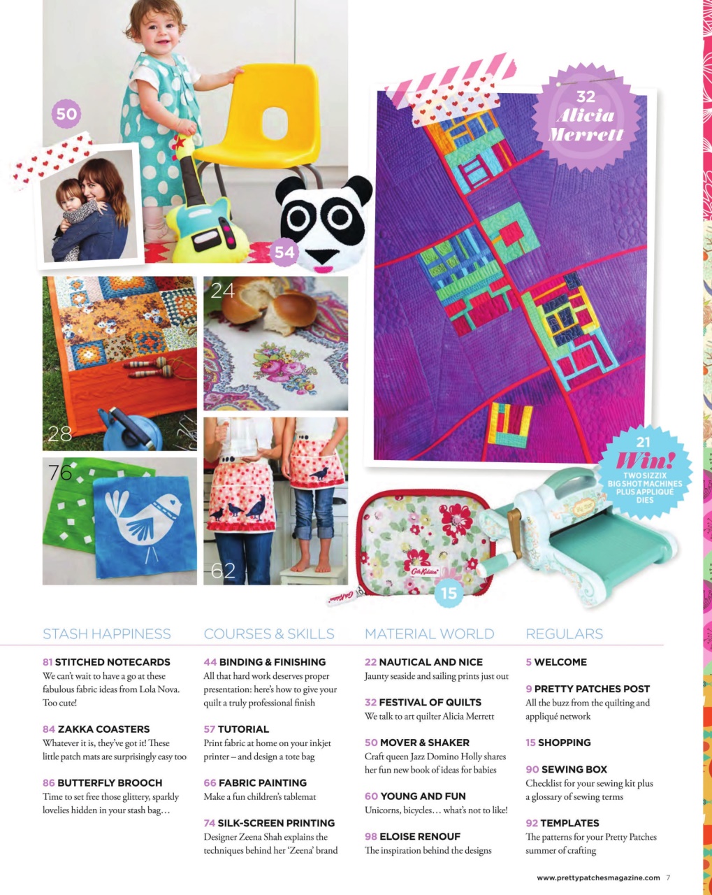 Pretty Patches Magazine Preview Pages