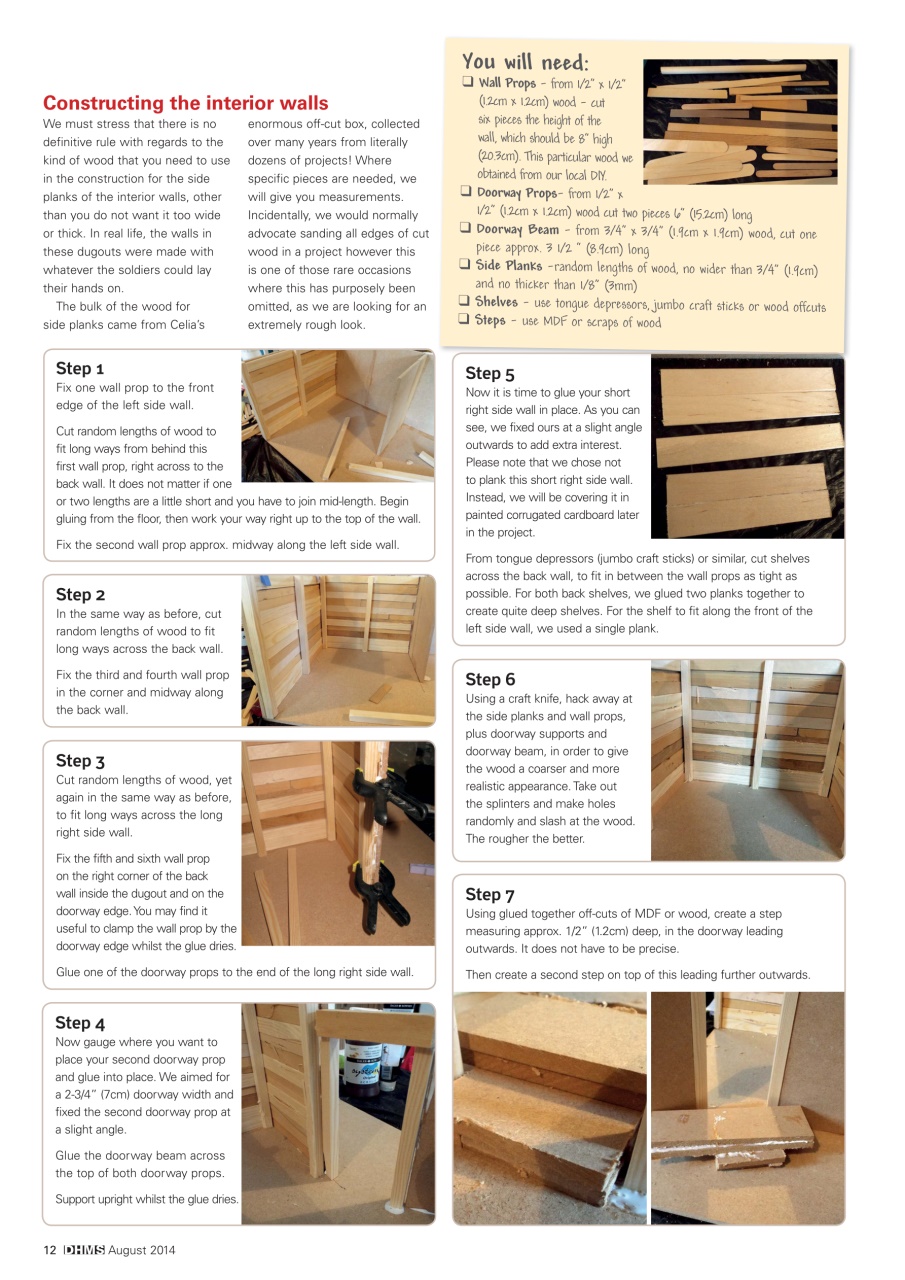 Dolls House and Miniature Scene Preview Pages
