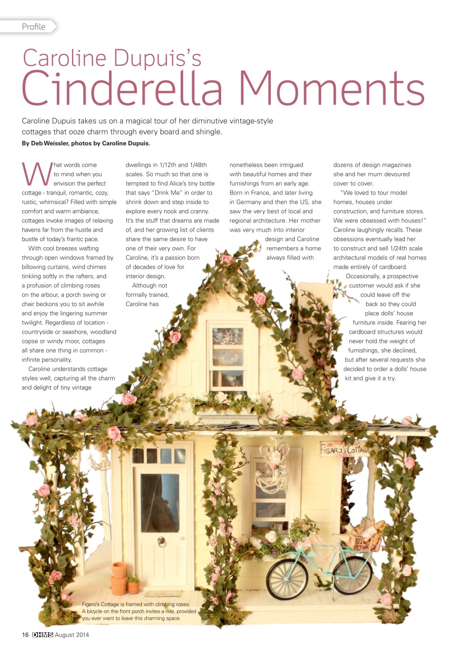 Dolls House and Miniature Scene Preview Pages