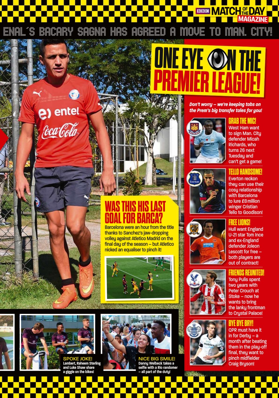 Match of the Day Preview Pages