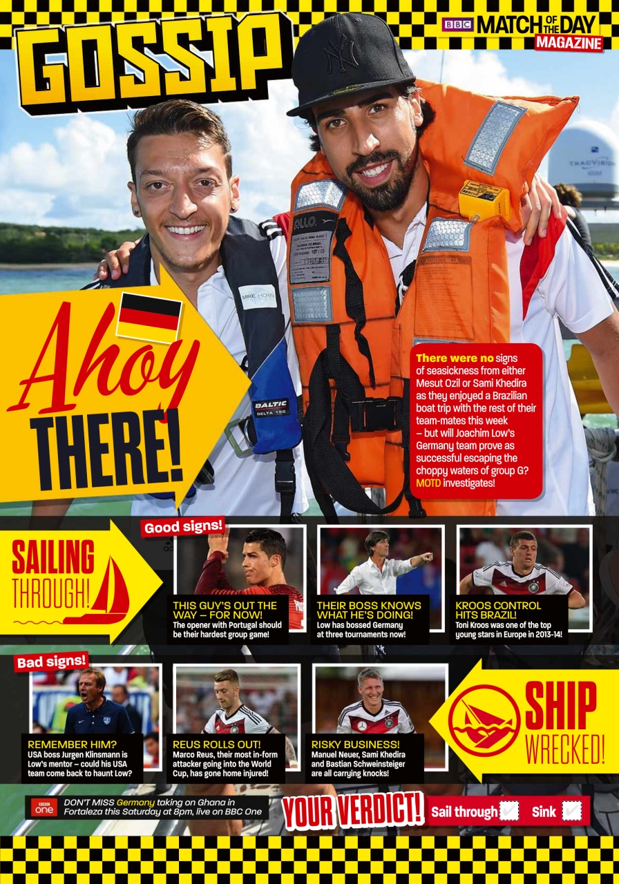 Match of the Day Preview Pages