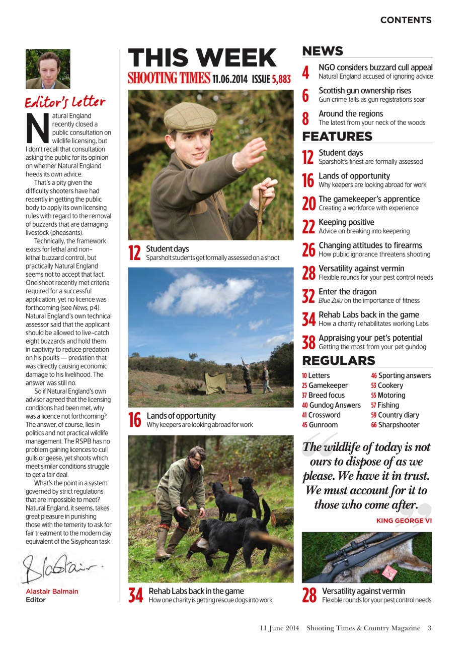 Shooting Times & Country Preview Pages