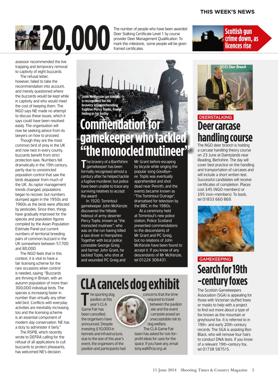 Shooting Times & Country Preview Pages