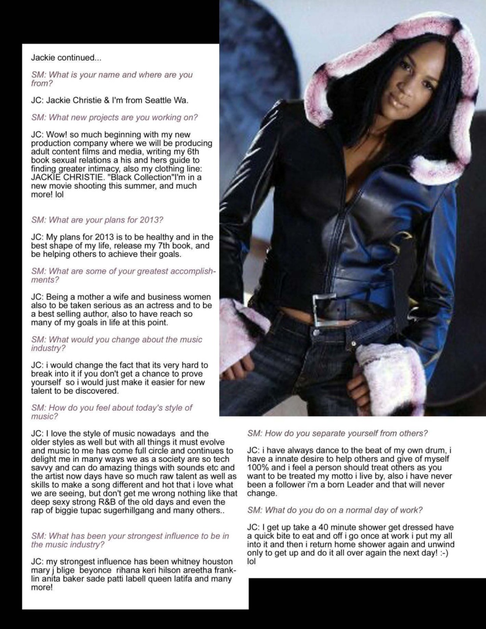 Stack Models Magazine Preview Pages