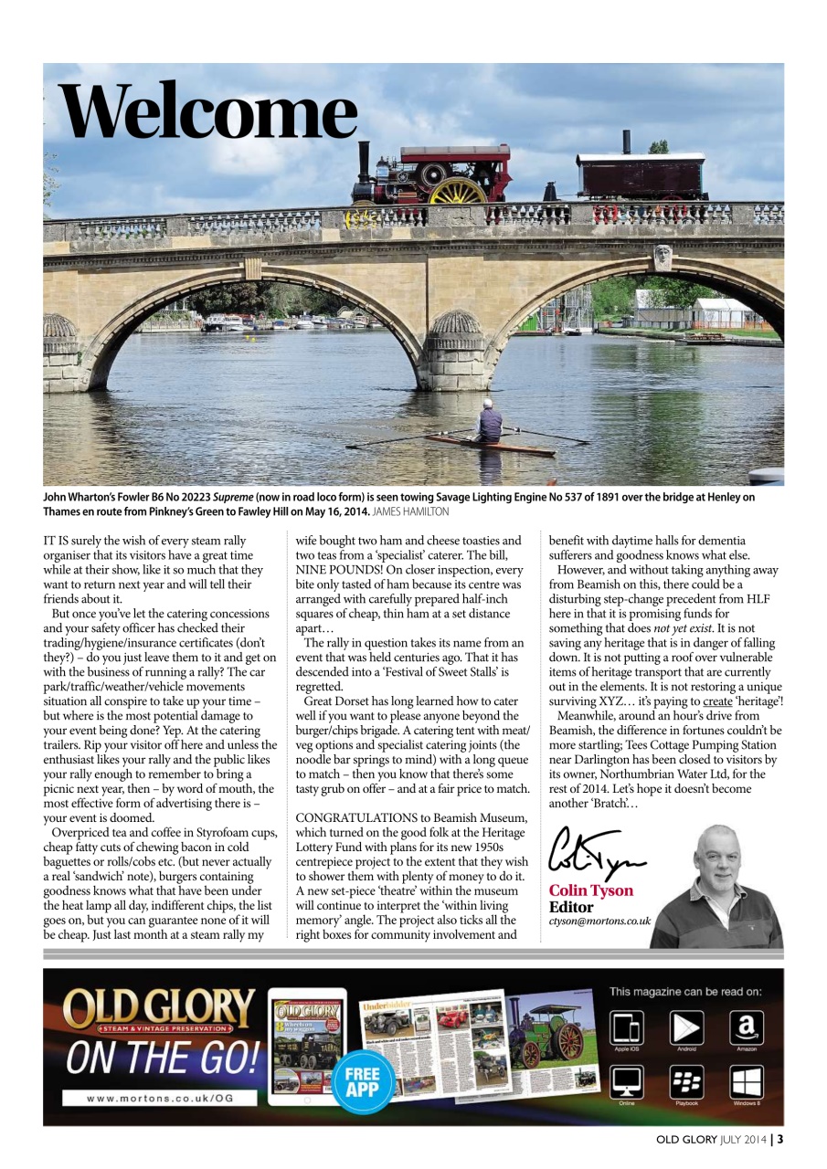 Old Glory Magazine Preview Pages