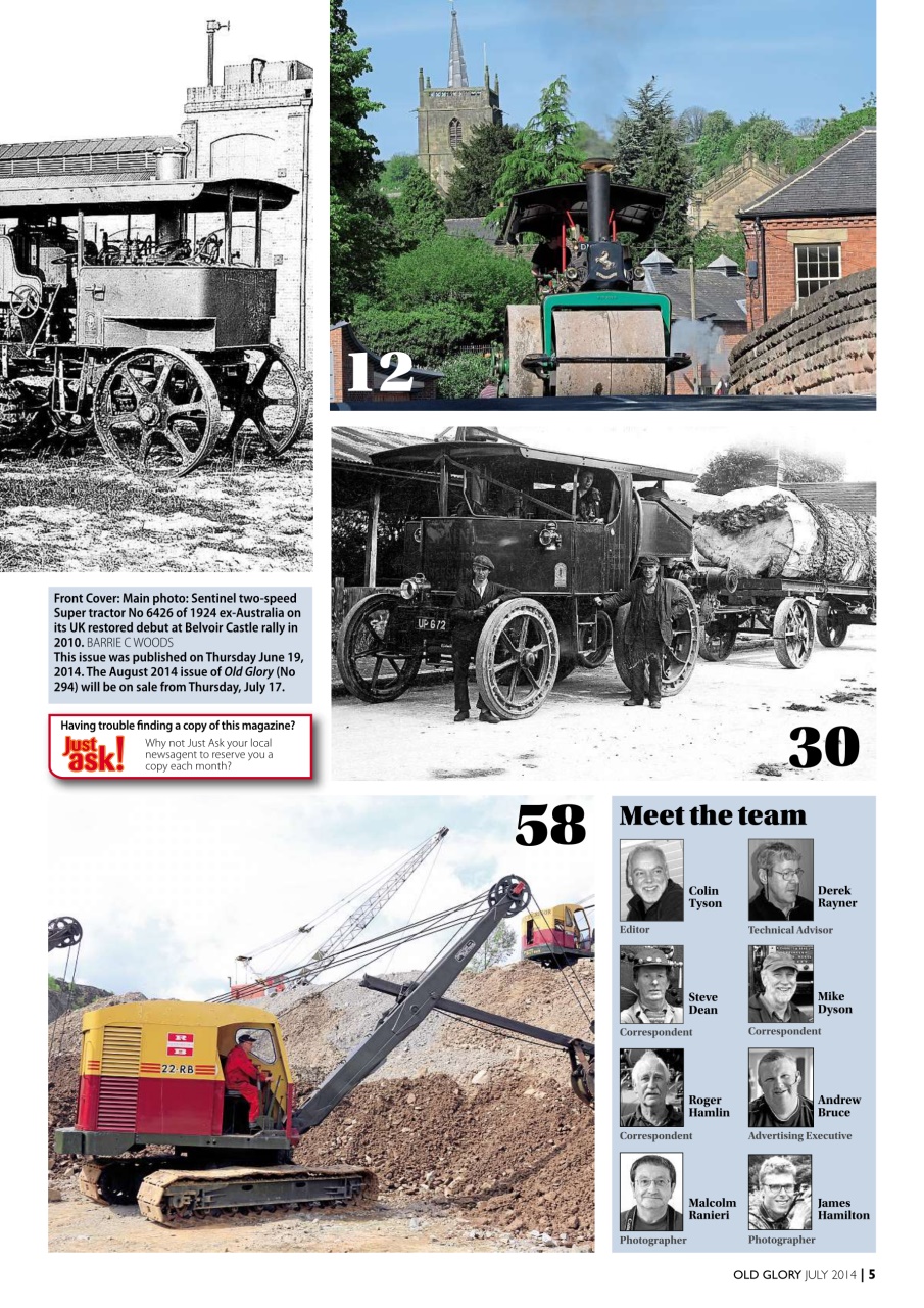 Old Glory Magazine Preview Pages