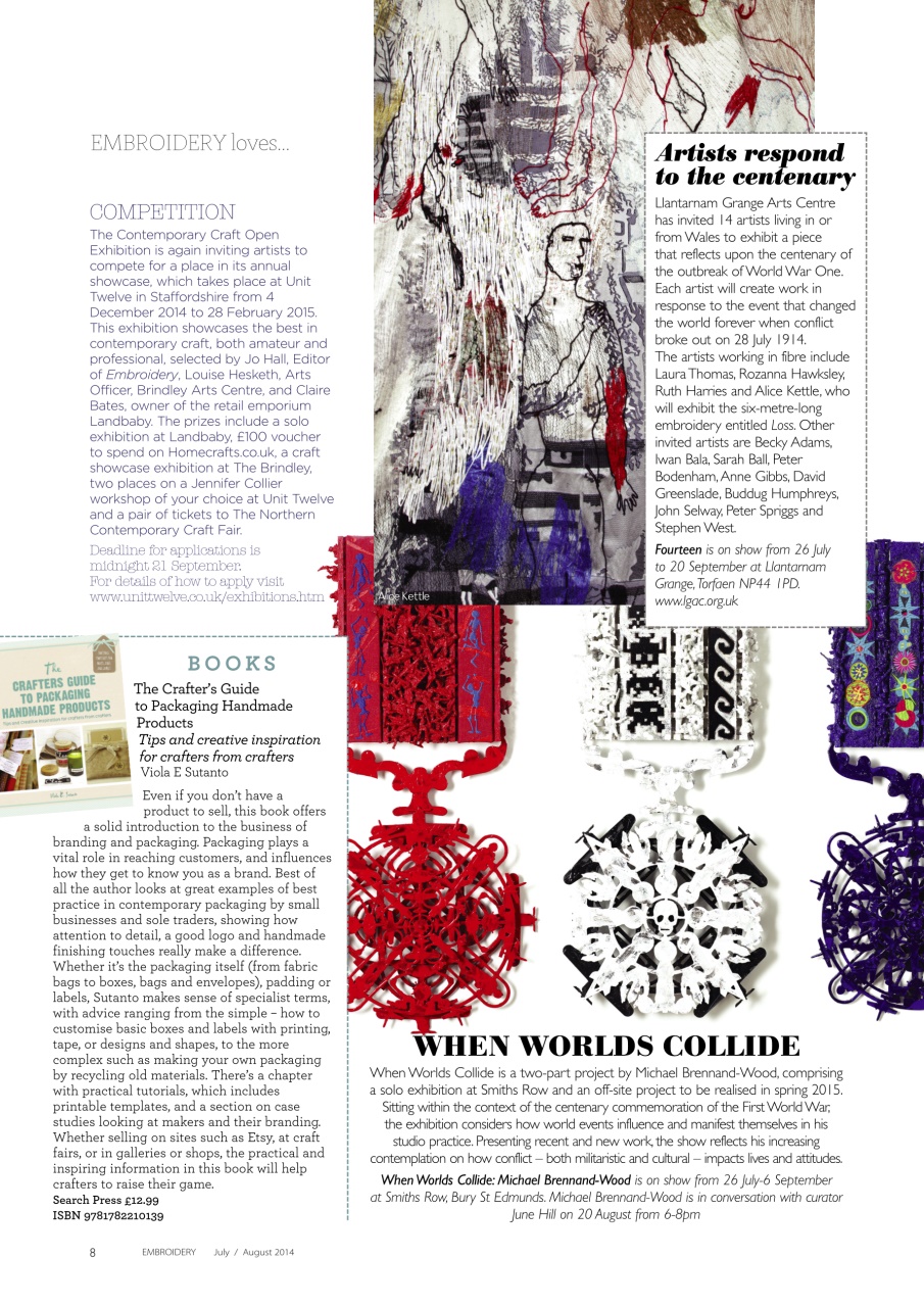 Embroidery Magazine Preview Pages