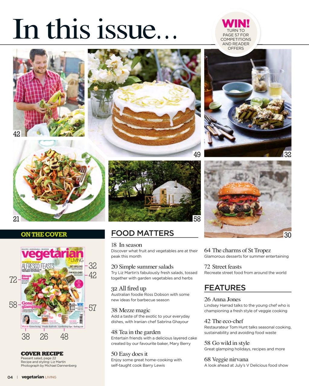 Vegetarian Living Preview Pages