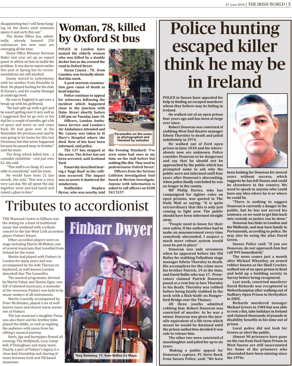 Irish World Preview Pages