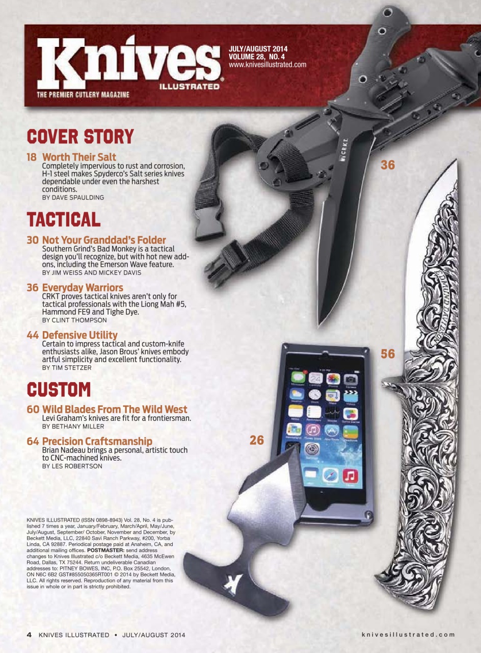 Knives Illustrated Preview Pages