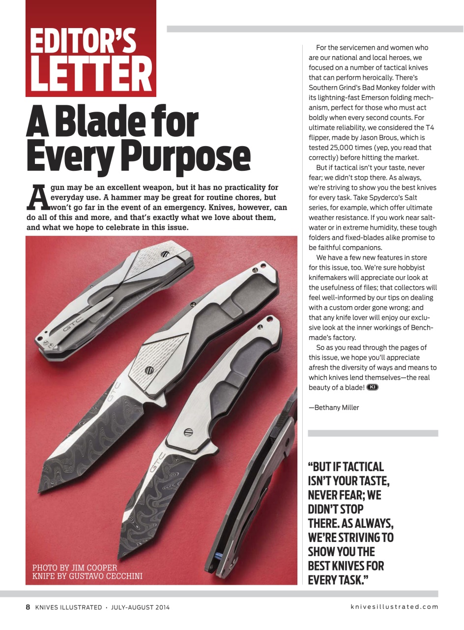 Knives Illustrated Preview Pages