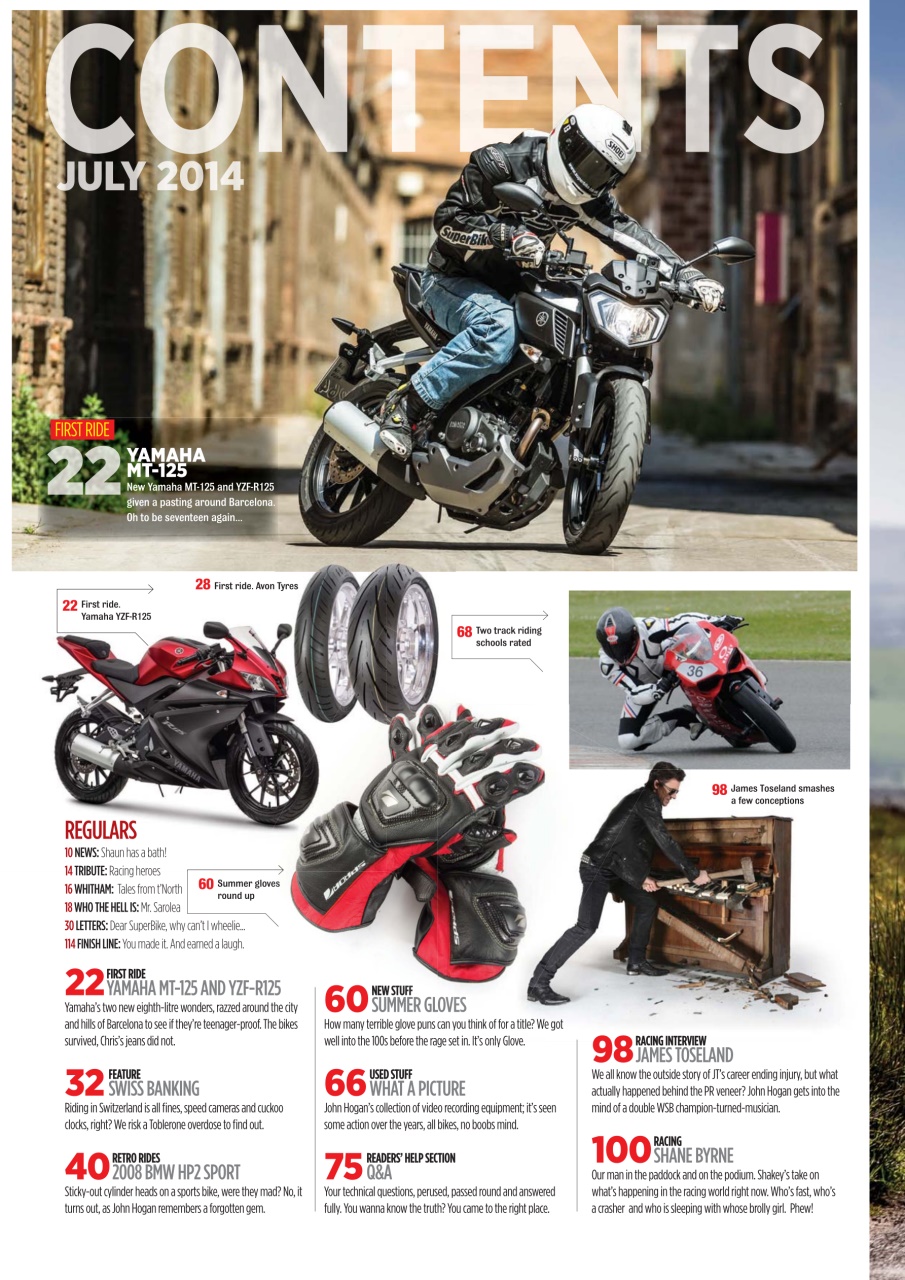 Superbike Magazine Preview Pages