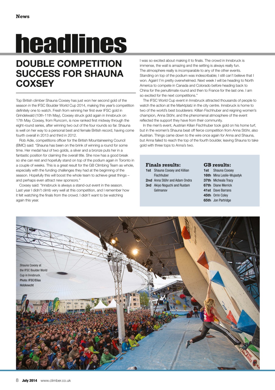 Climber Preview Pages