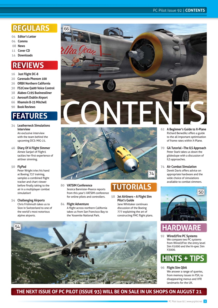 PC Pilot Preview Pages