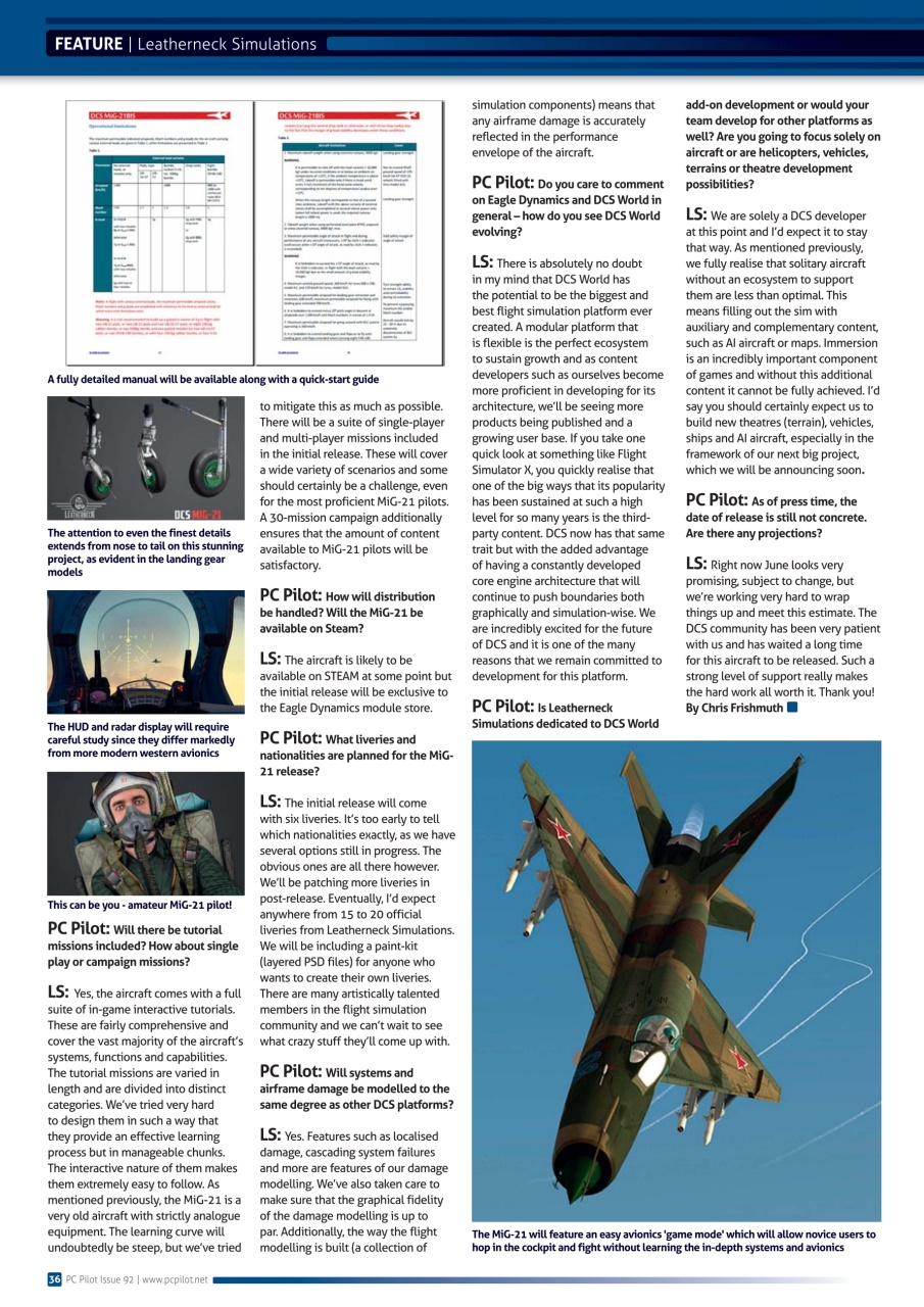 PC Pilot Preview Pages