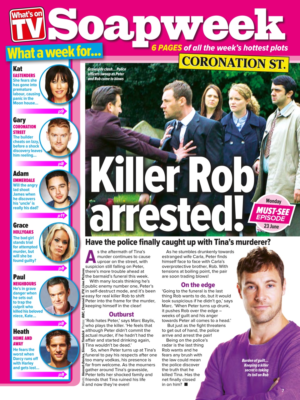 What's on TV Preview Pages