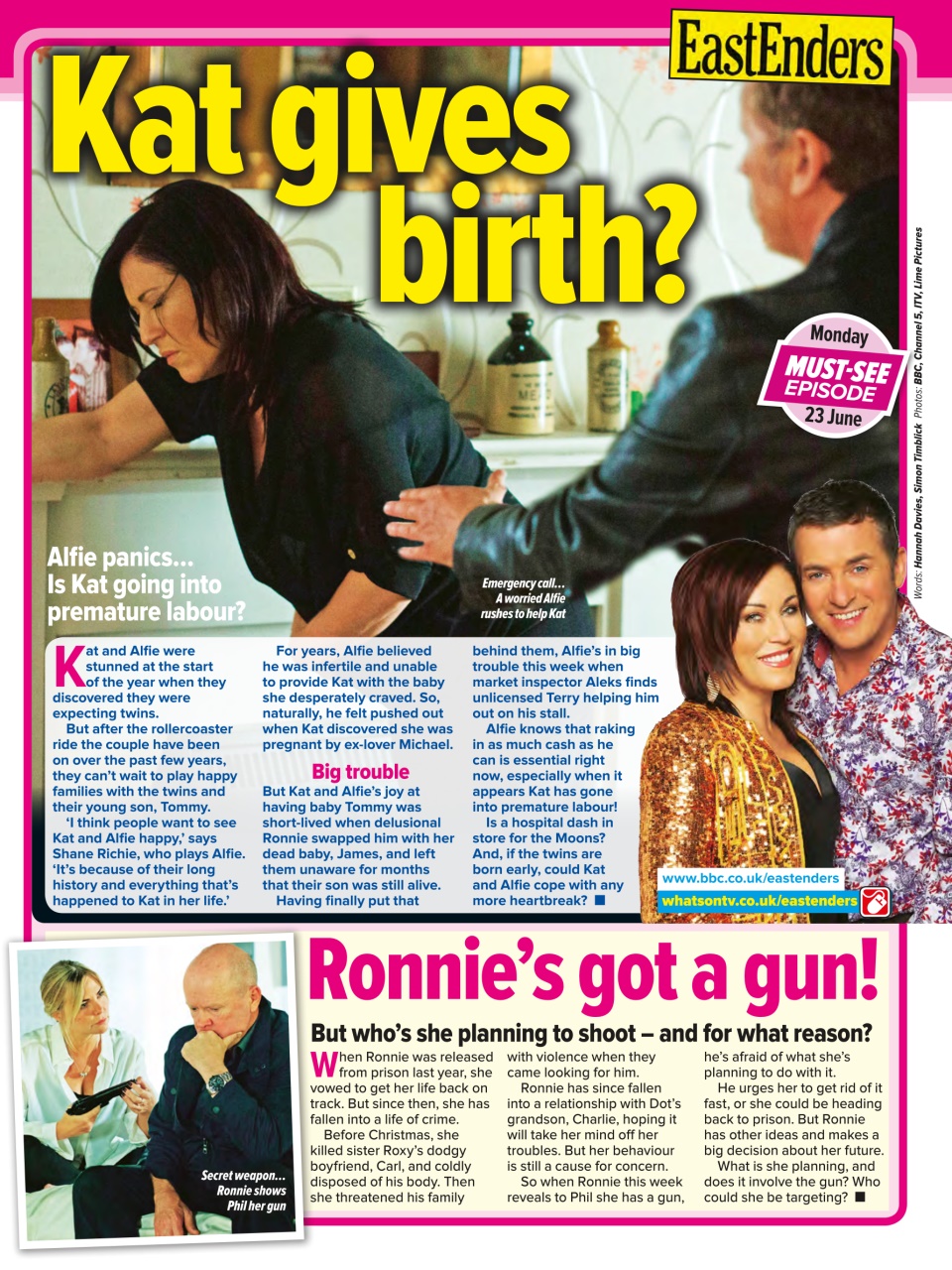 What's on TV Preview Pages