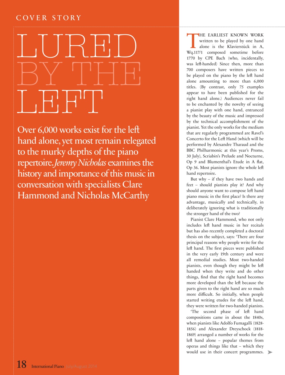 International Piano Preview Pages