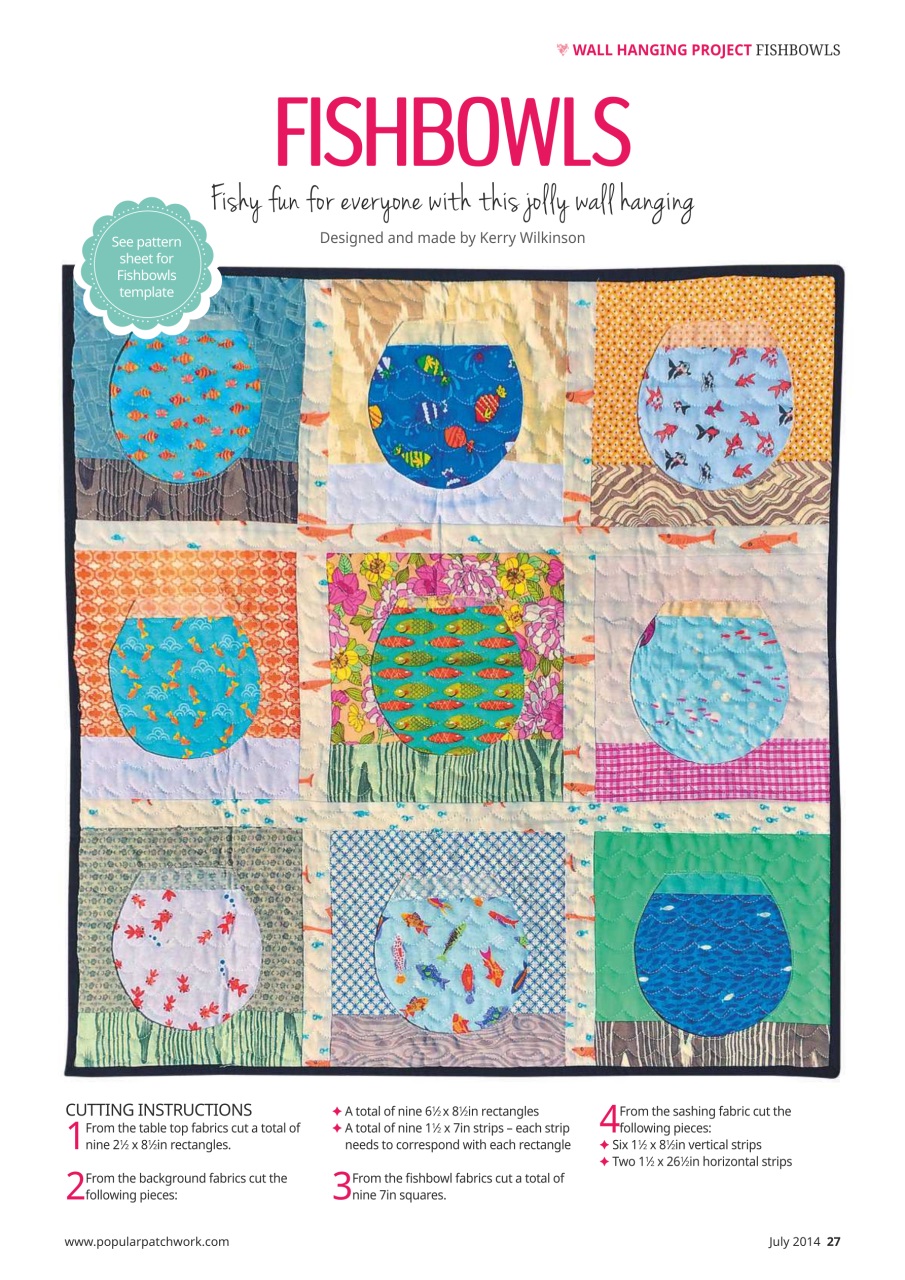 Popular Patchwork Magazine Preview Pages
